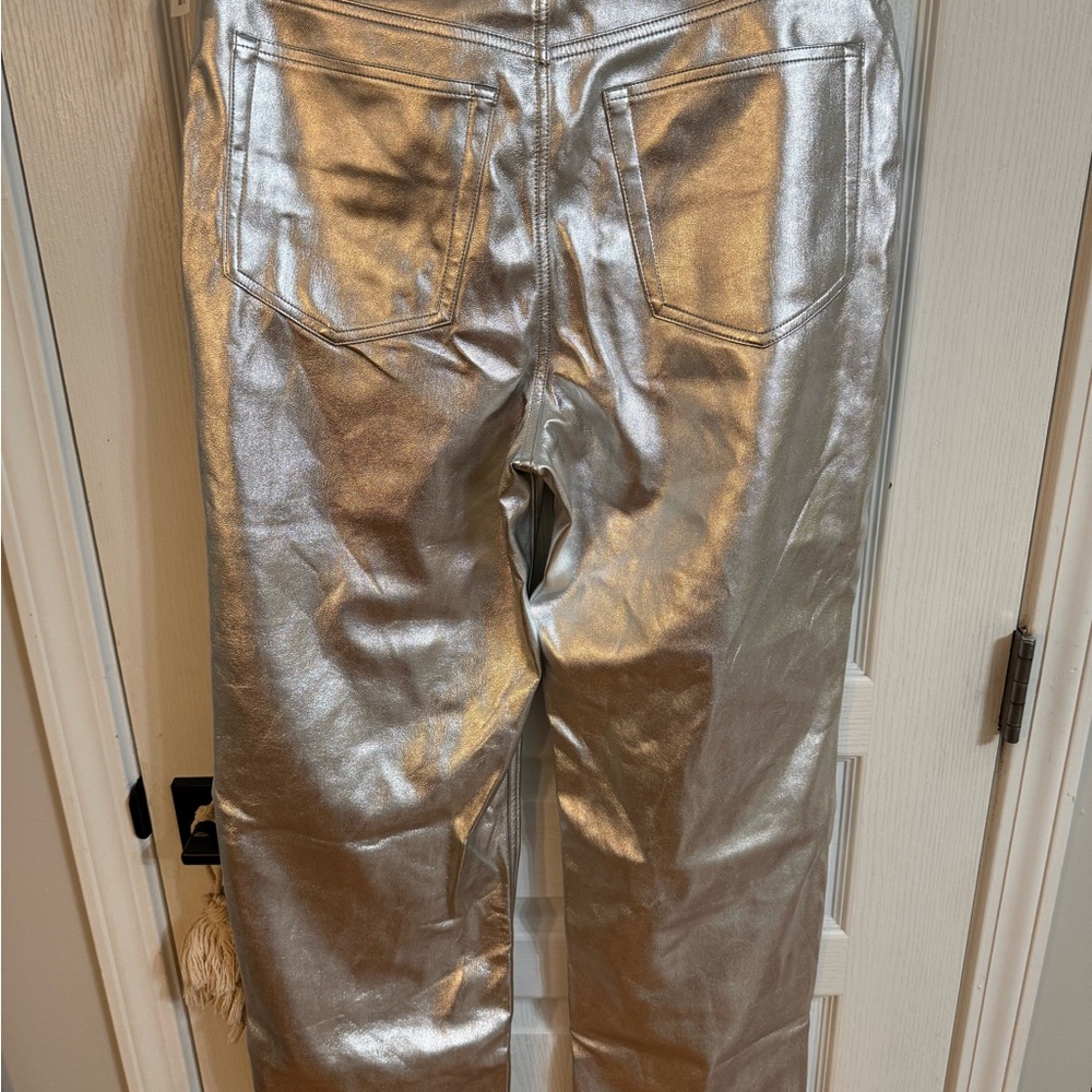 Silver Metallic Pants - Picture 4 of 4